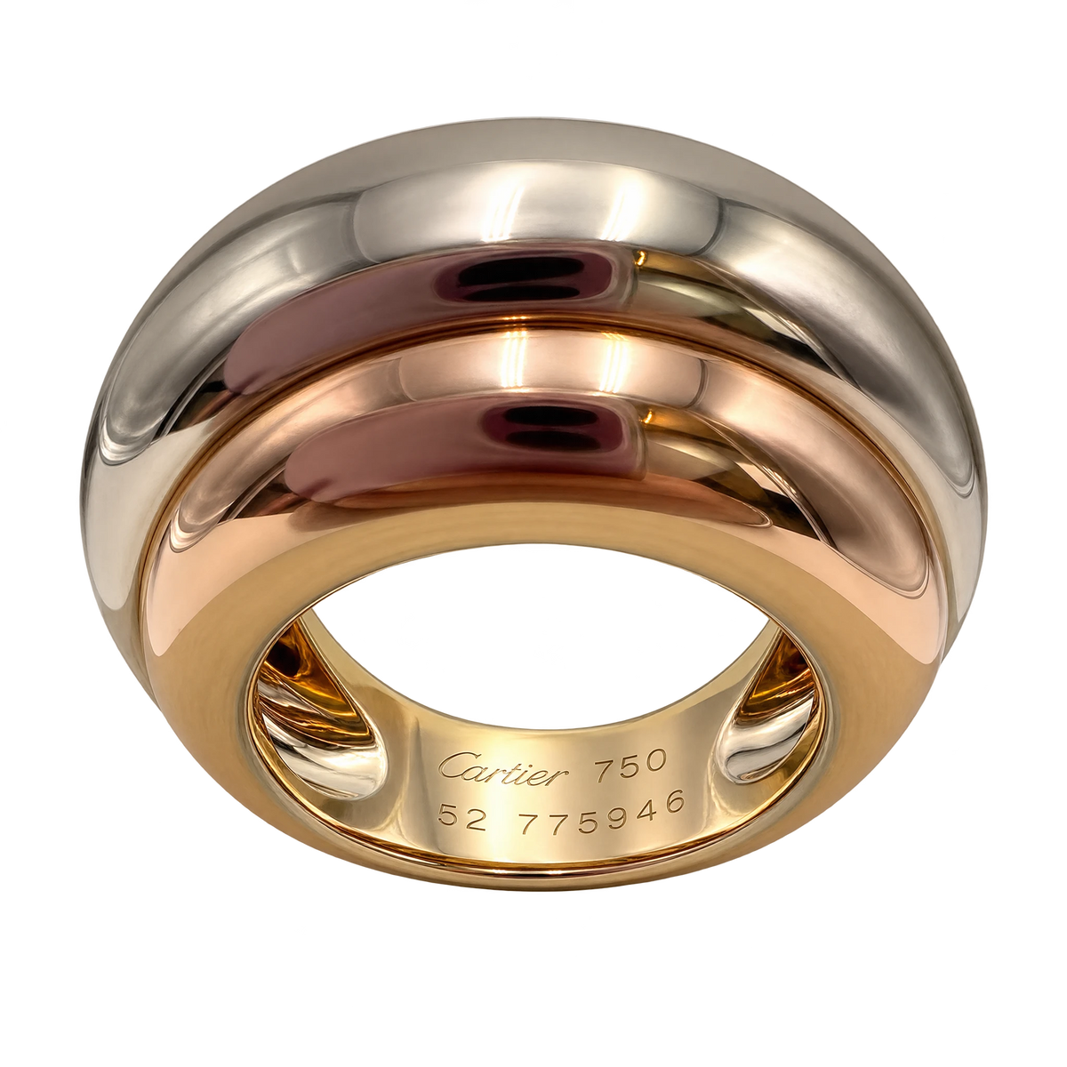 Cartier Bague Trois ors or