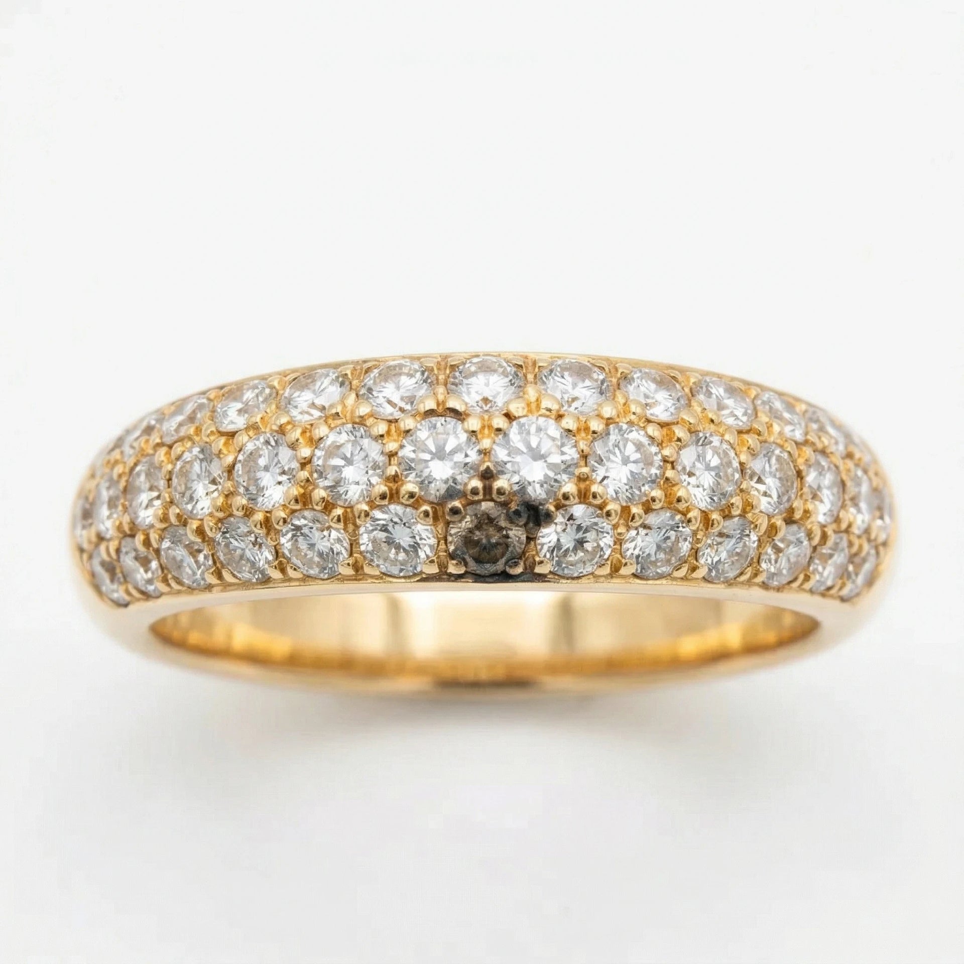 Cartier Bague Etincelle or et Diamant pavage