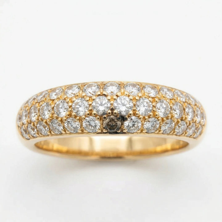 Cartier Bague Etincelle or et Diamant pavage