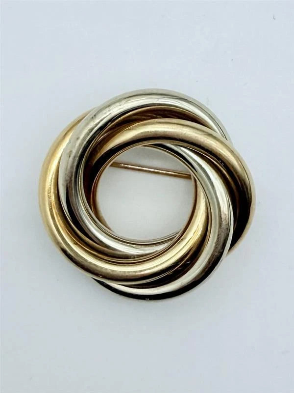 Mauboussin Broche Triple anneaux Or jaune