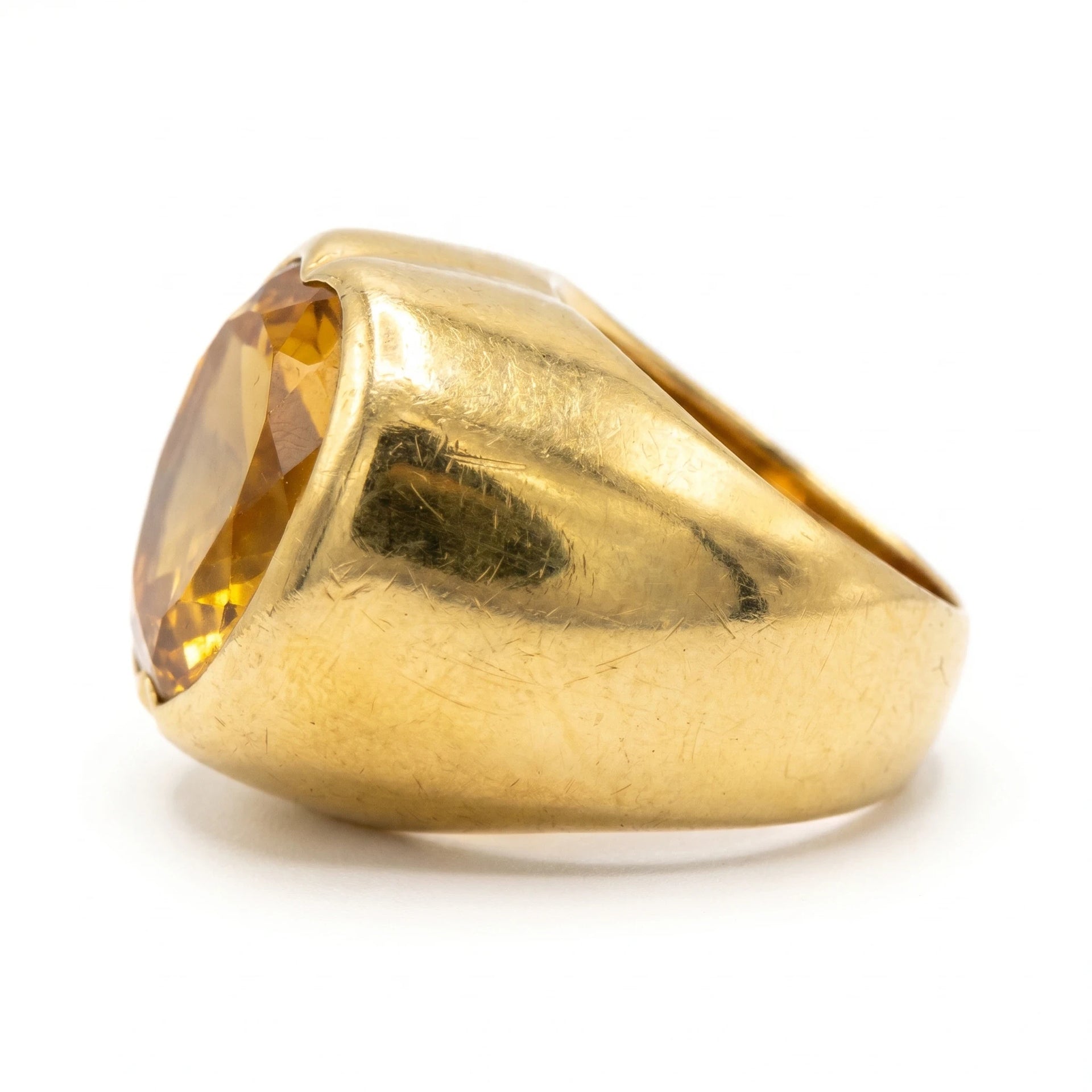Fred Bague or et Citrine