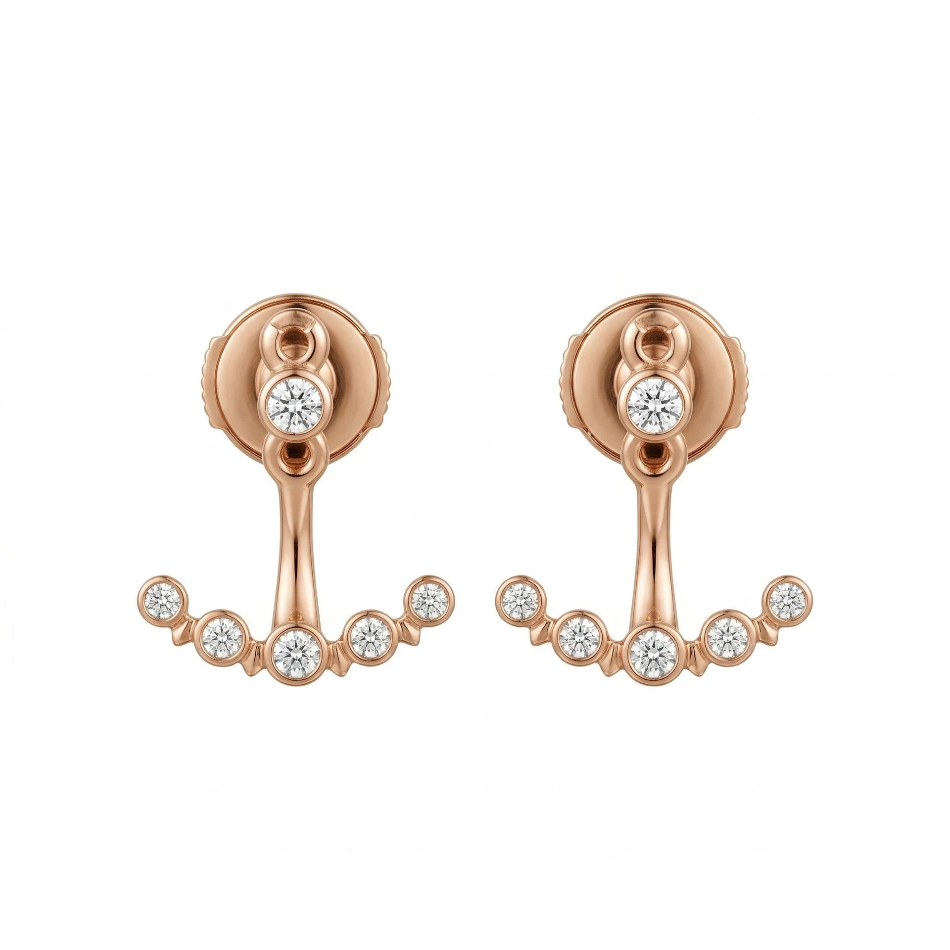 Cartier Boucles d'oreilles Or jaune et Diamant pavage