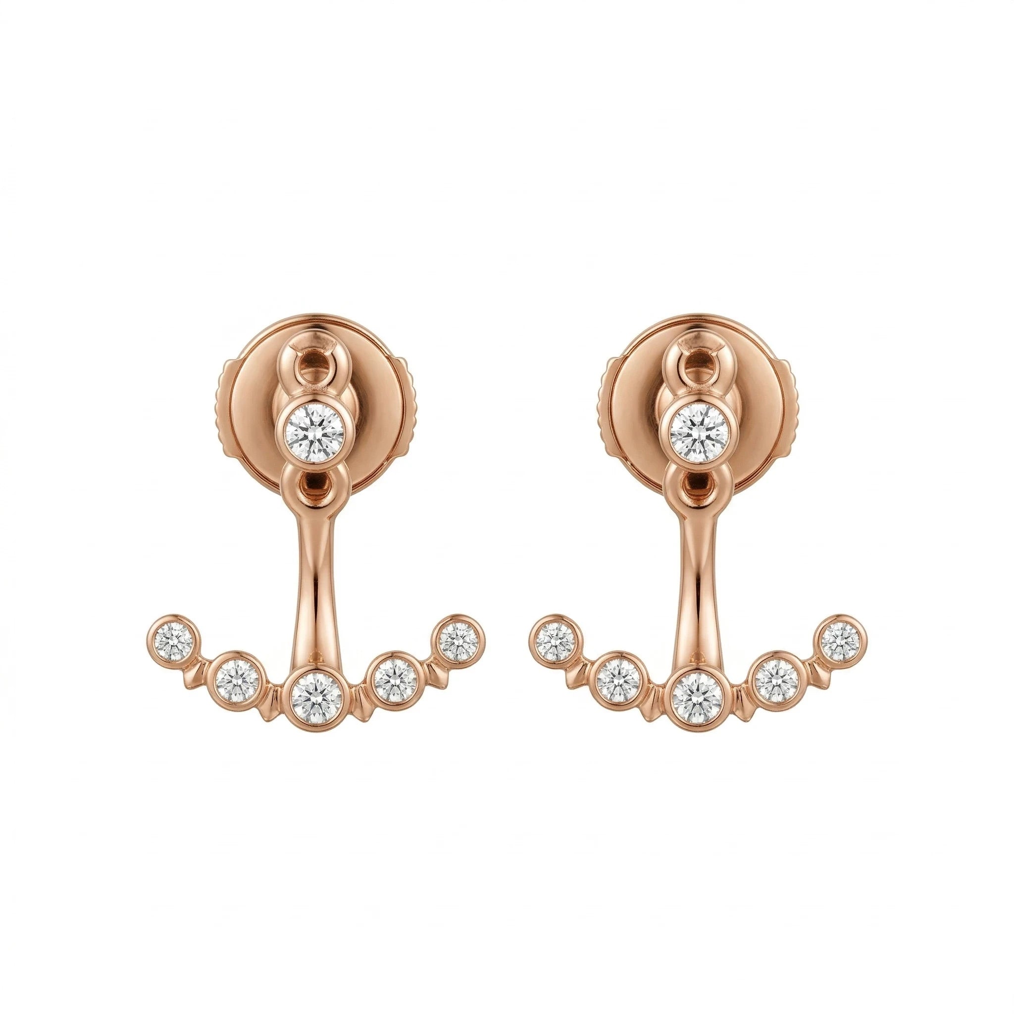 Cartier Boucles d'oreilles Or jaune et Diamant pavage