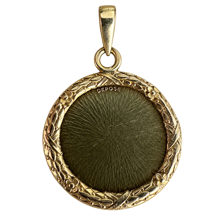 Augis Pendentif + qu'hier - que demain or et Rubis