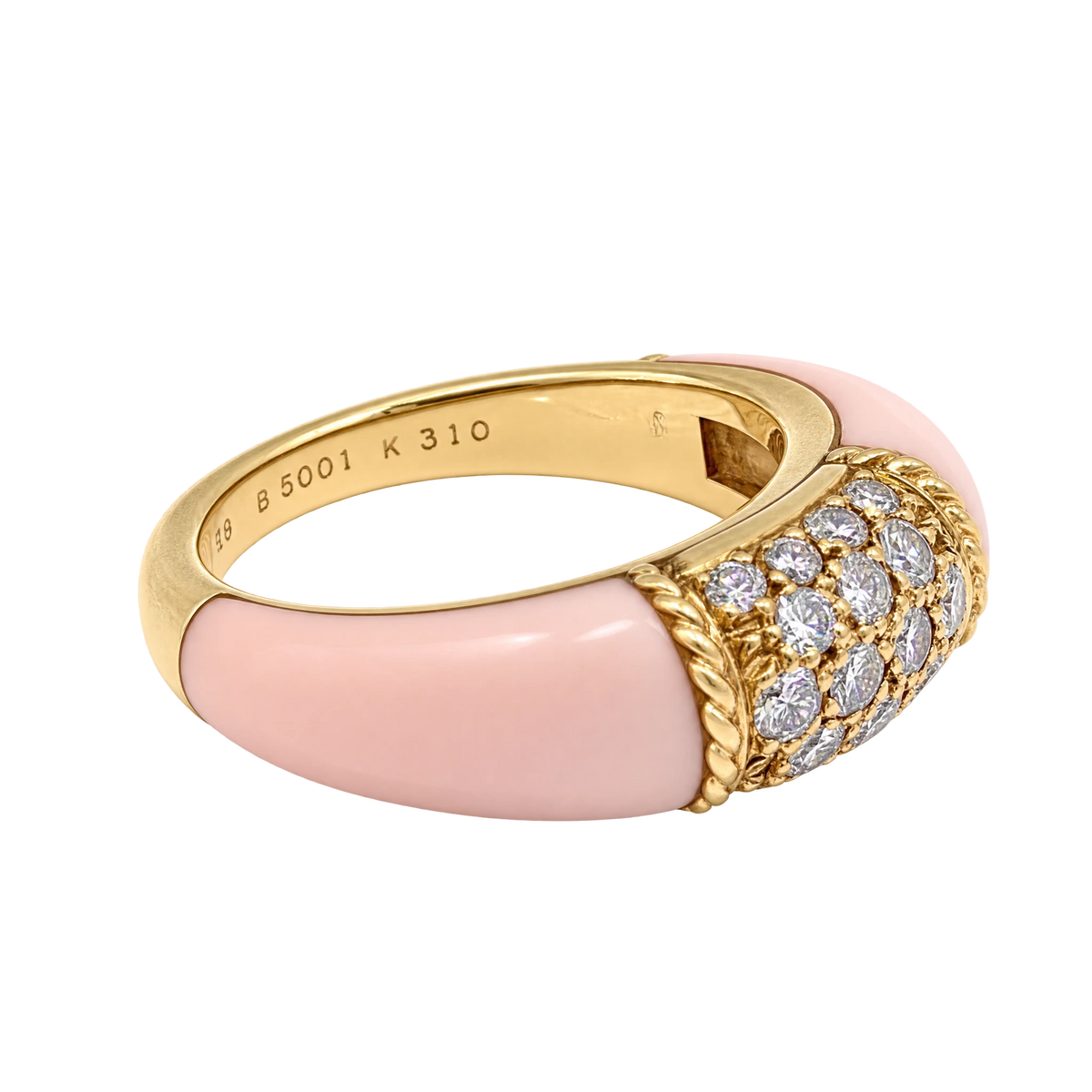 Van Cleef & Arpels Bague Philippine or et Corail