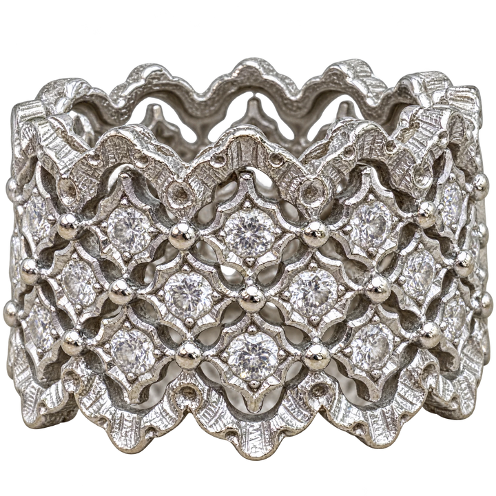 Buccellati Bague Eternelle Rombi or et Diamants