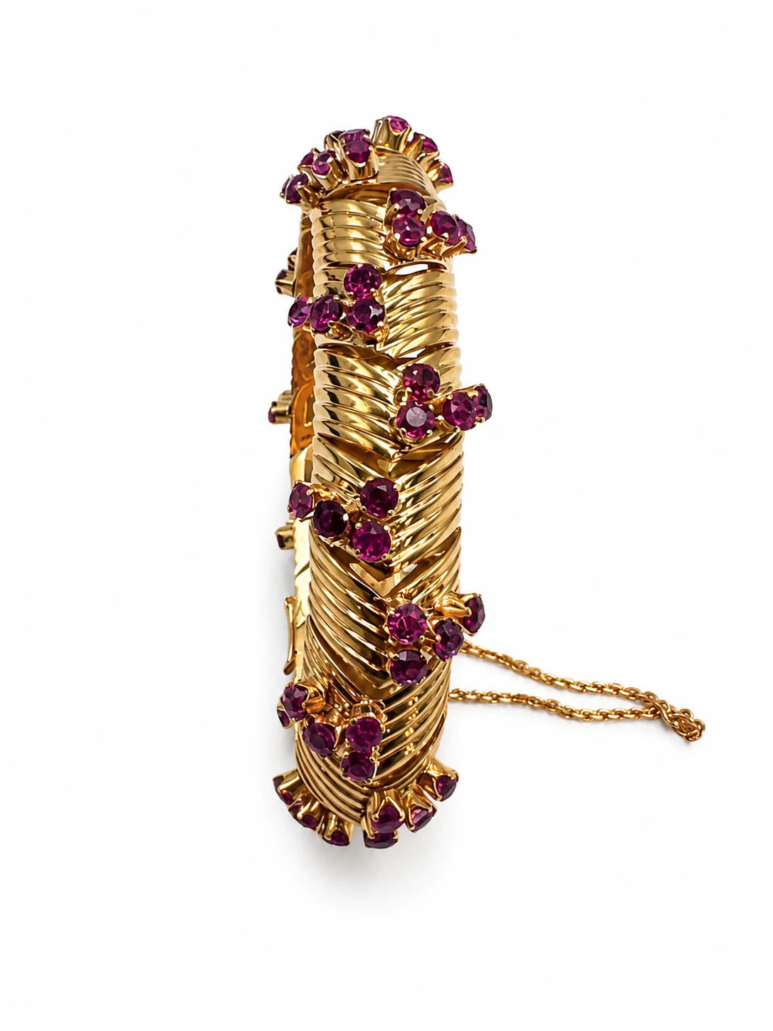 Bracelet or et Rubis