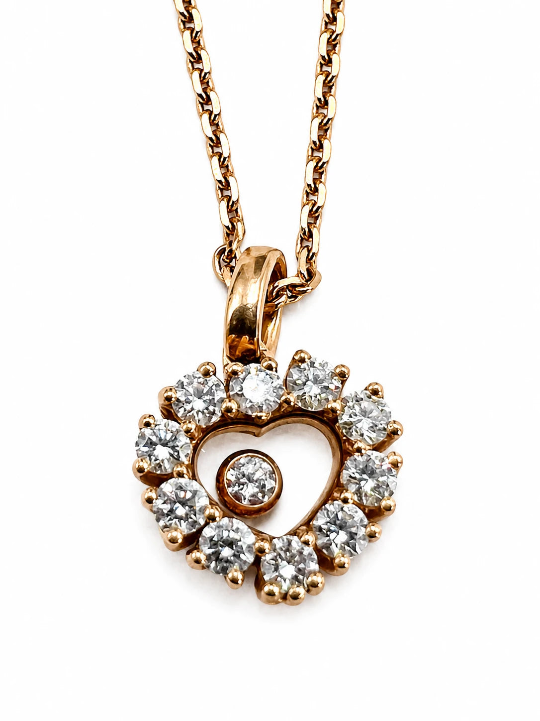 Chopard Collier Happy diamond Or jaune et Diamant
