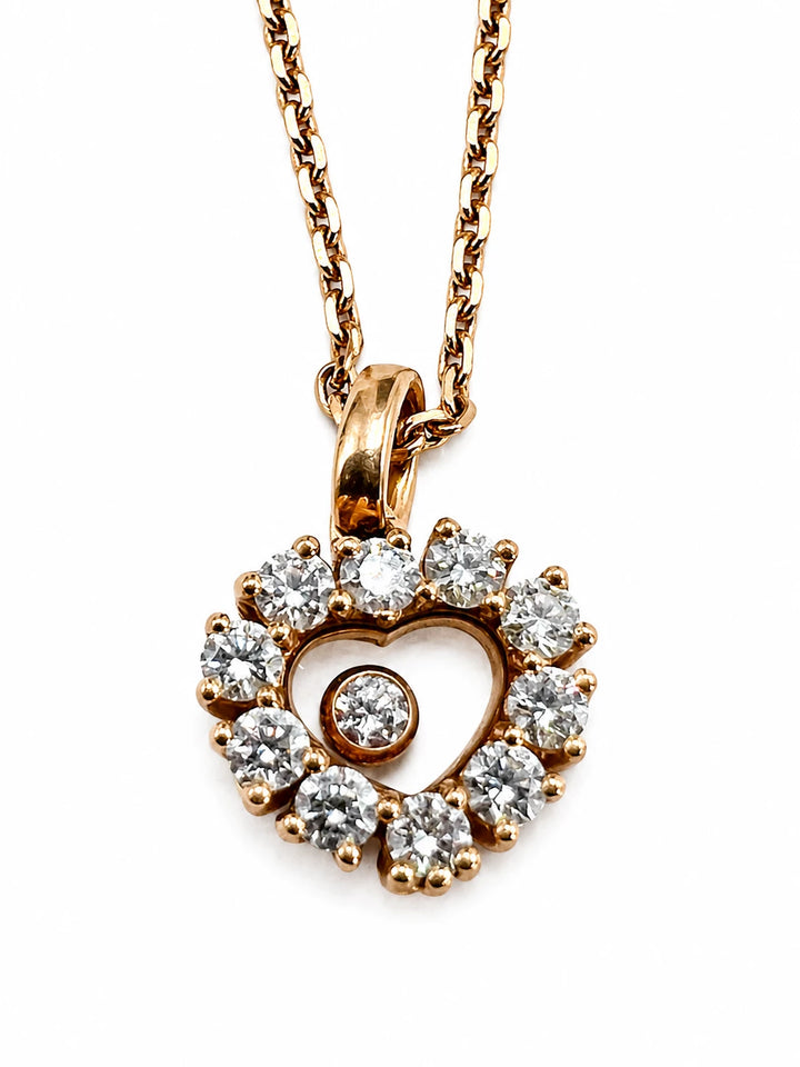 Chopard Collier Happy diamond Or jaune et Diamant