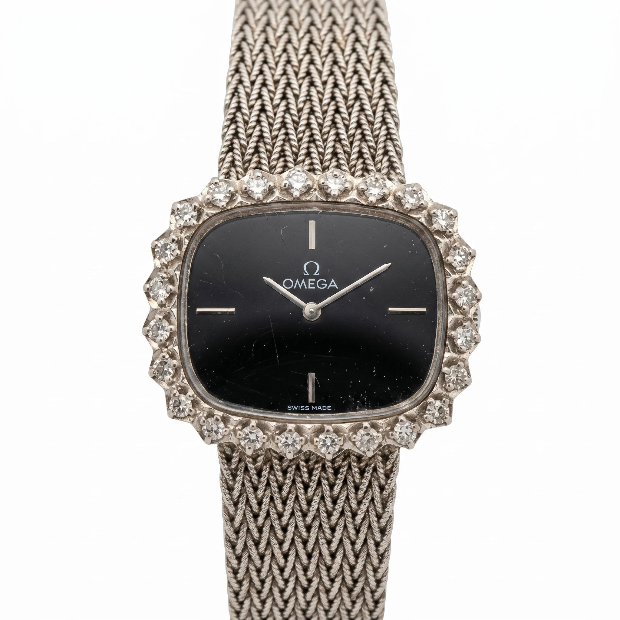 Montre Omega Or et Diamants