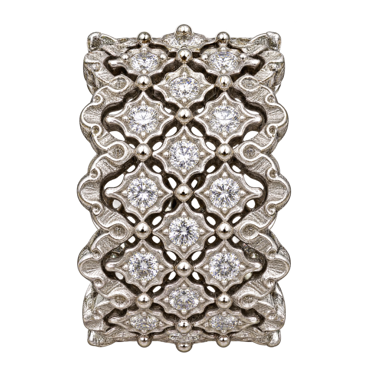 Buccellati Bague Eternelle Rombi or et Diamants