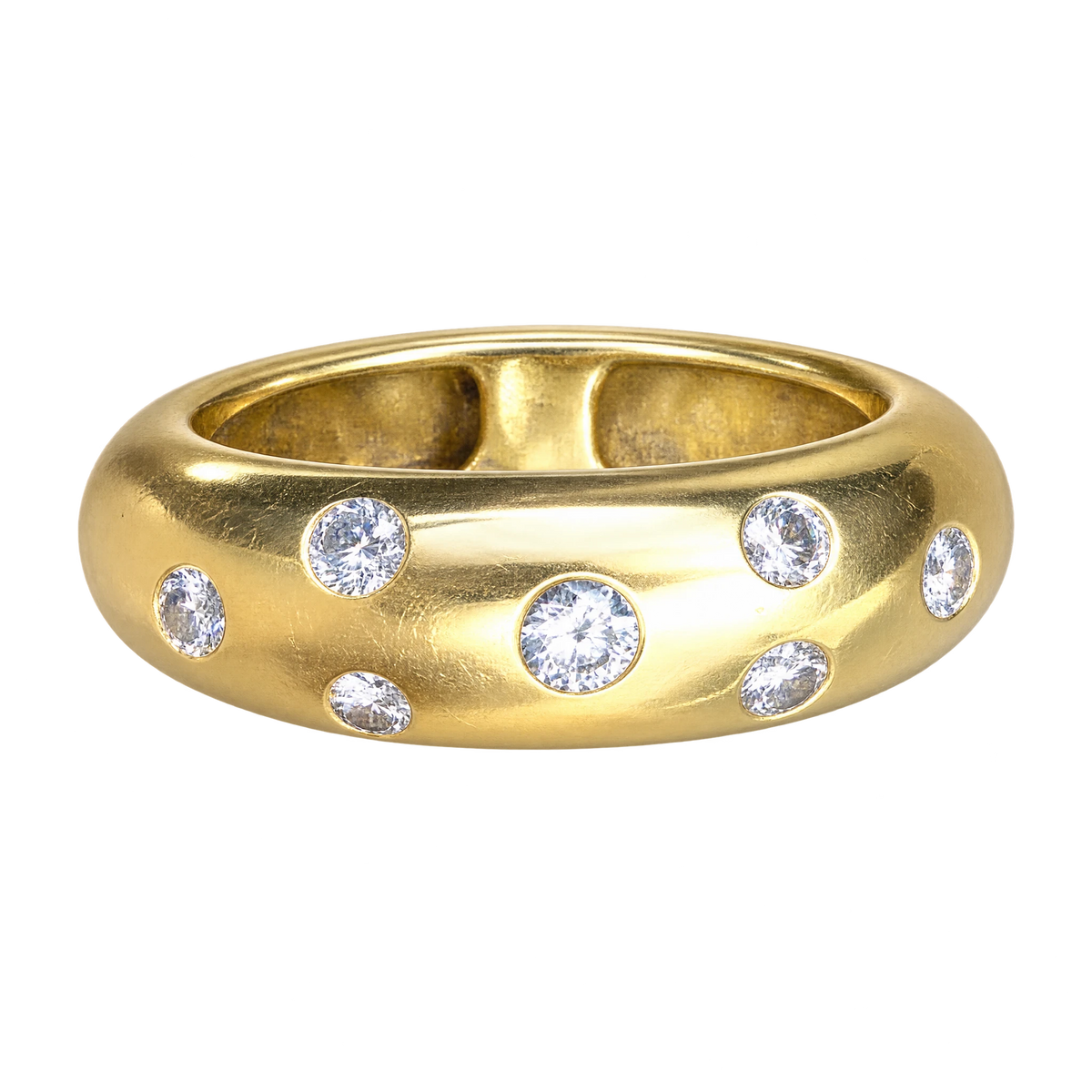 Bague or diamants