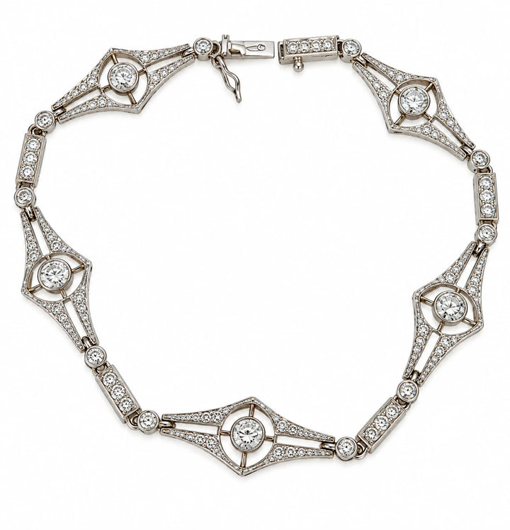 Bracelet or et Diamants