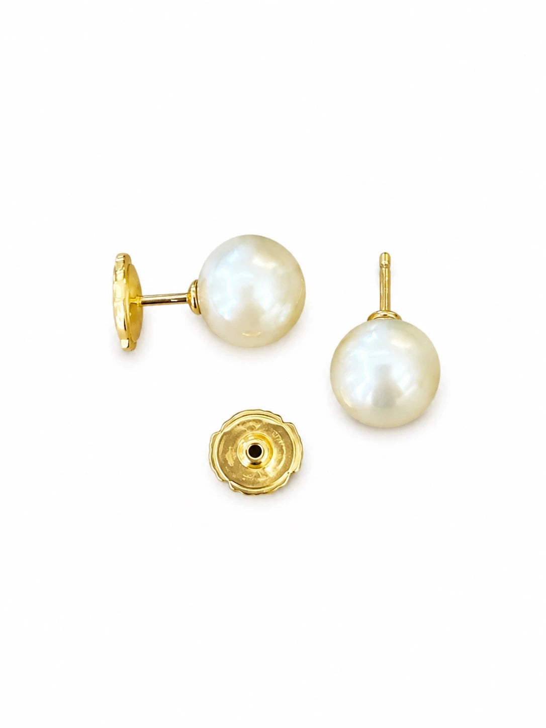 Boucles d'oreilles or et Perle de culture