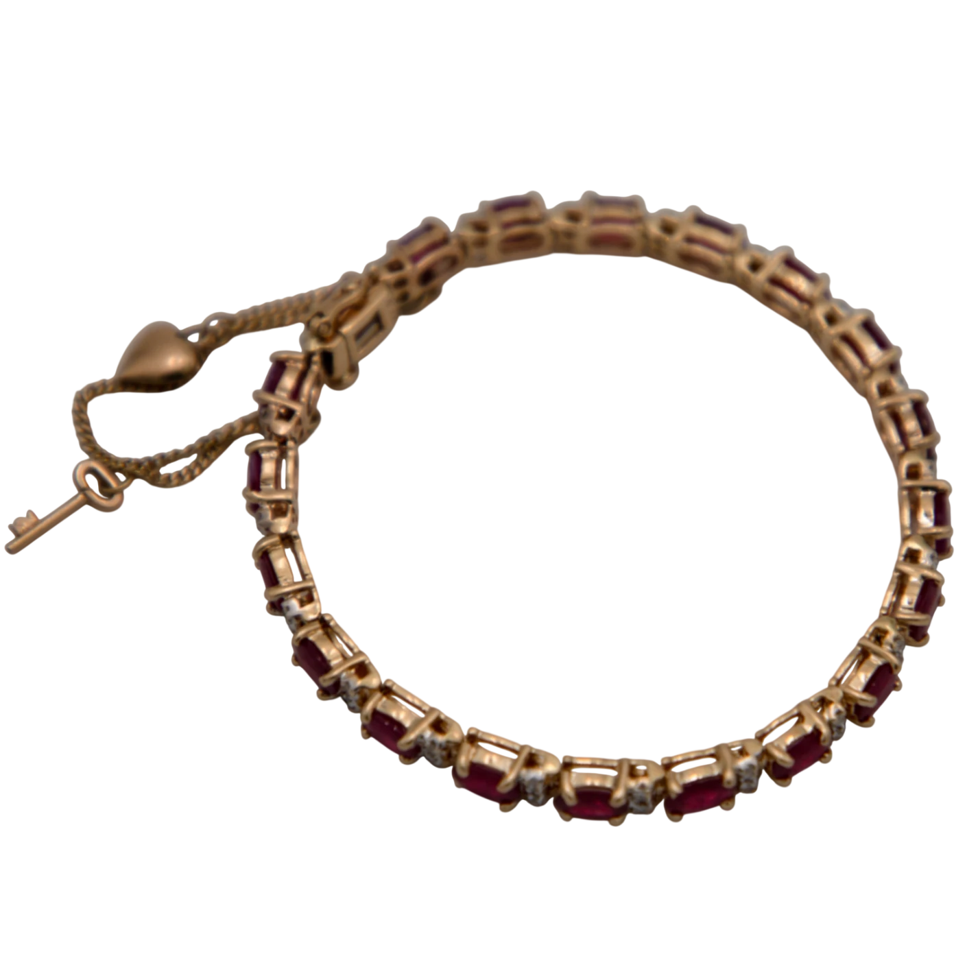 Bracelet Or jaune et Rubis