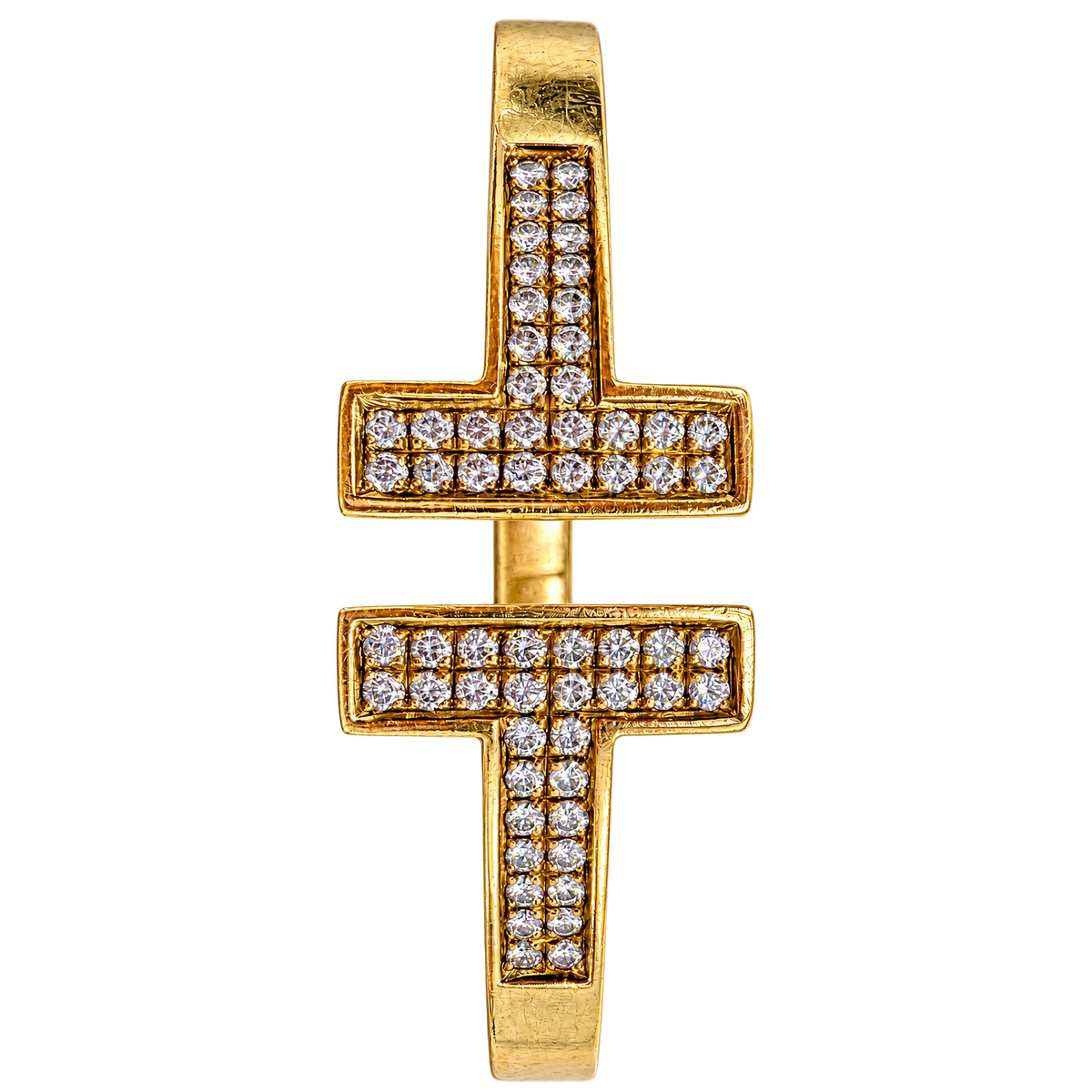 Tiffany & Co. Bracelet T square or et Diamant pavage