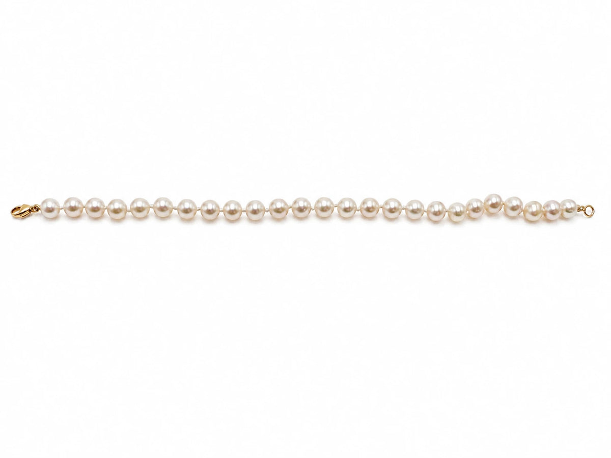 Bracelet or et Perle