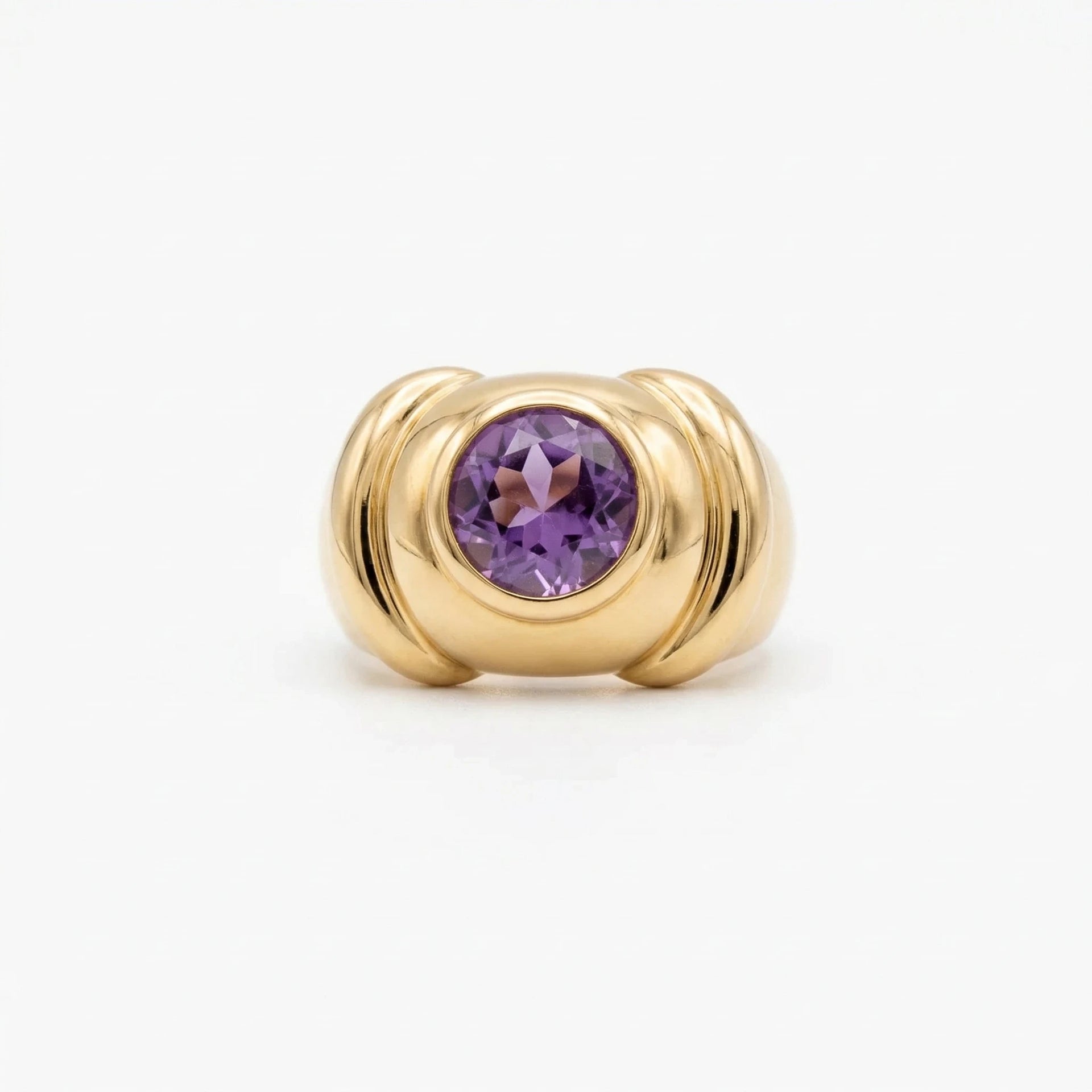 Poiray Bague Or jaune et Améthyste