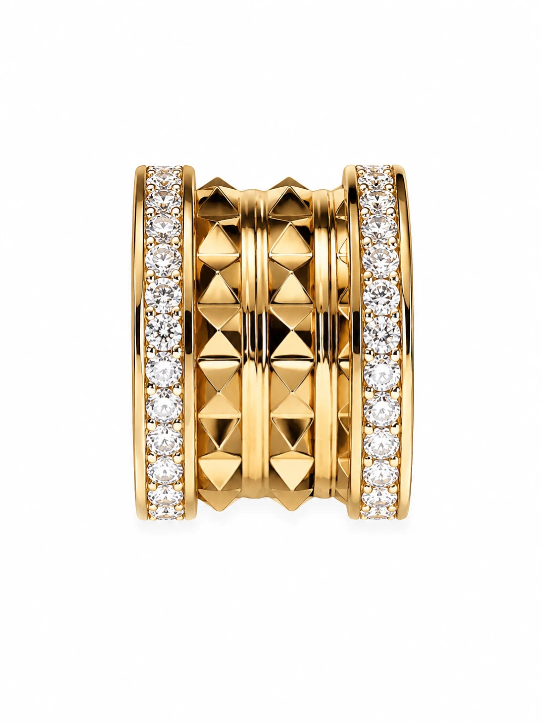 Bulgari Collier B Zero 1 or et Diamant pavage