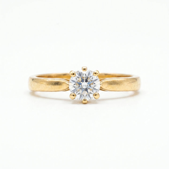 Bague Or jaune et Diamant