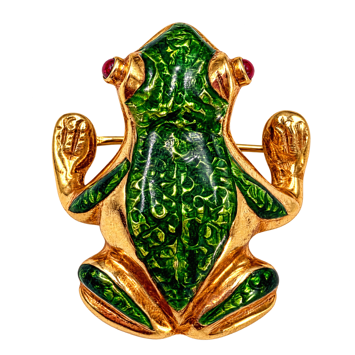 Cellino Broche or et Saphir