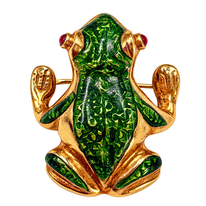 Cellino Broche or et Saphir
