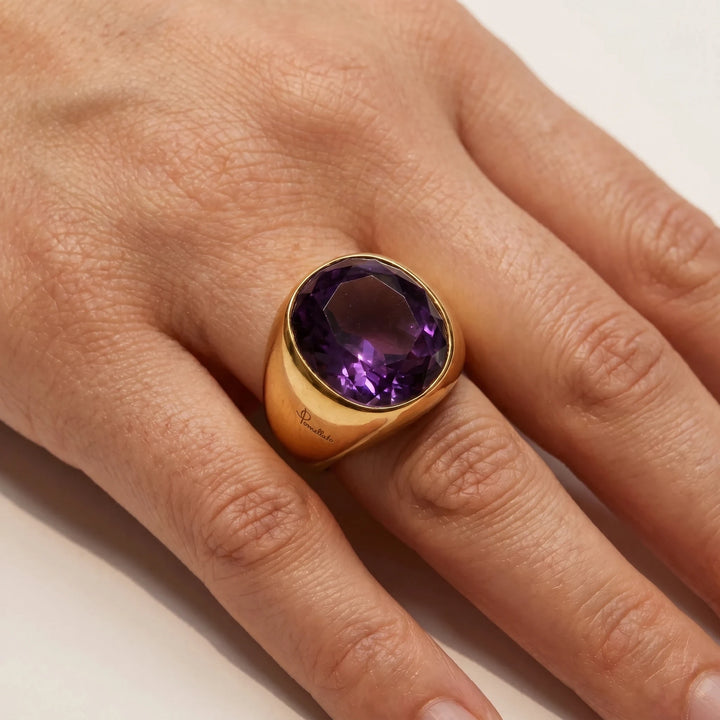 Pomellato Bague Victoria or et Améthyste