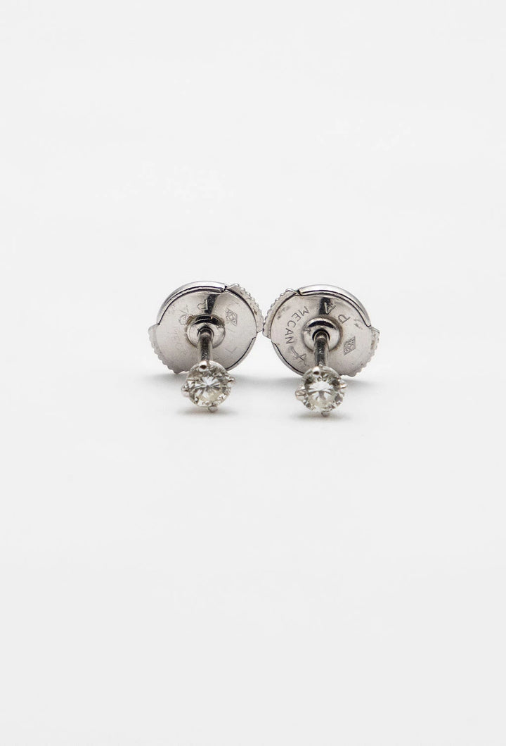 Boucles d'oreilles Or blanc et Diamant