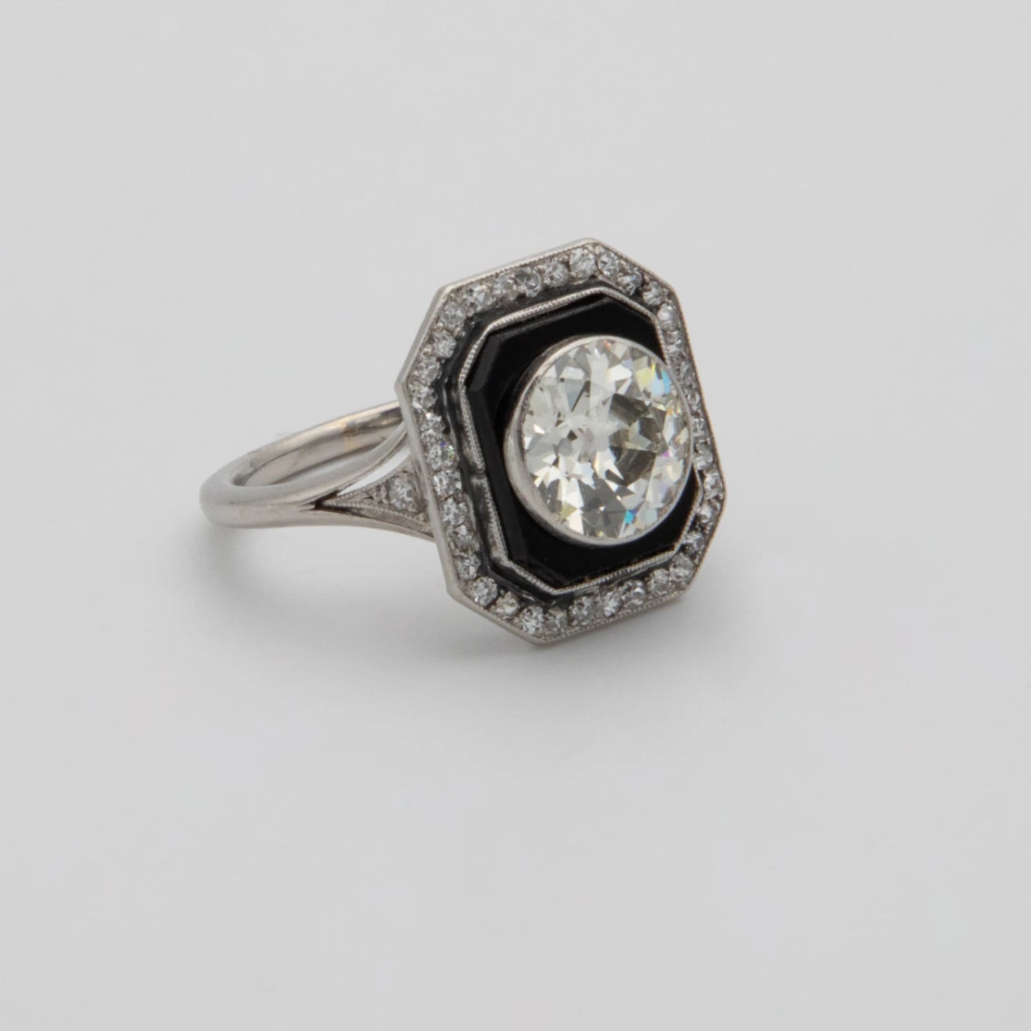Bague Platine et Diamant