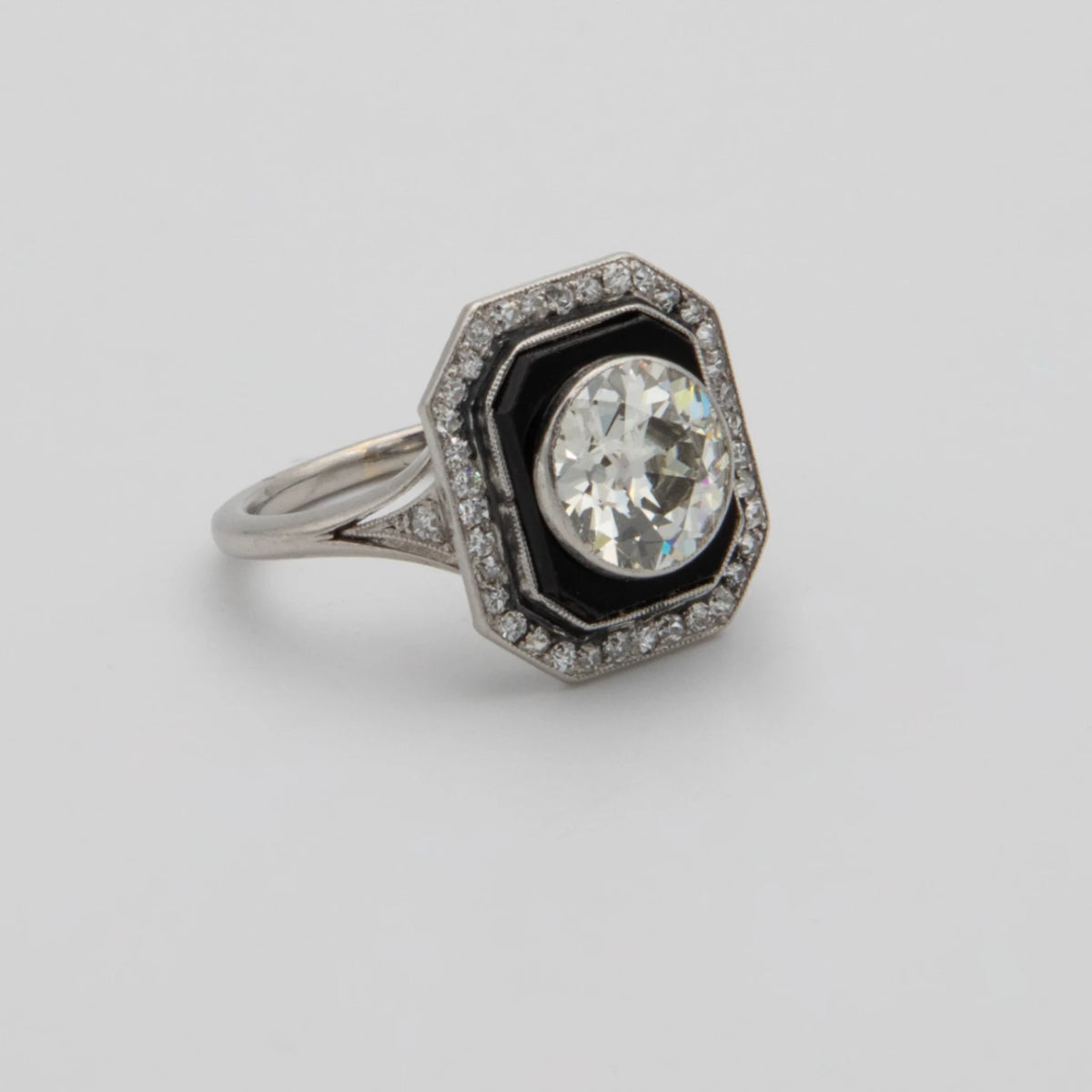Bague platine et Diamant