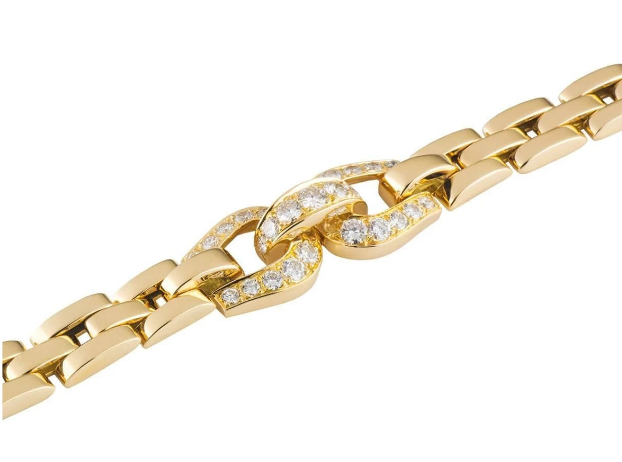 Cartier Bracelet Etrier Or jaune et Diamant