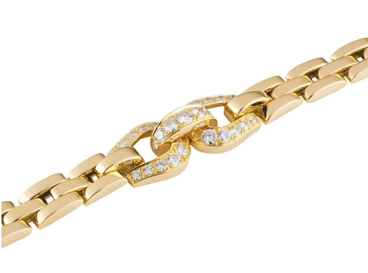Cartier Bracelet Etrier Or jaune et Diamant