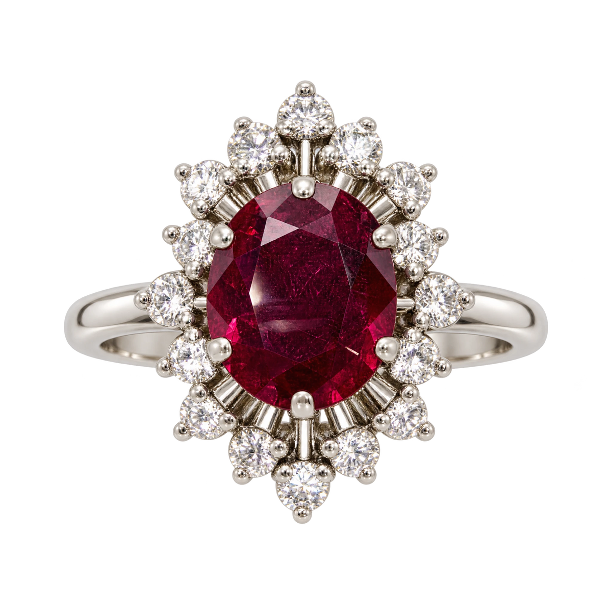Bague or et Rubis