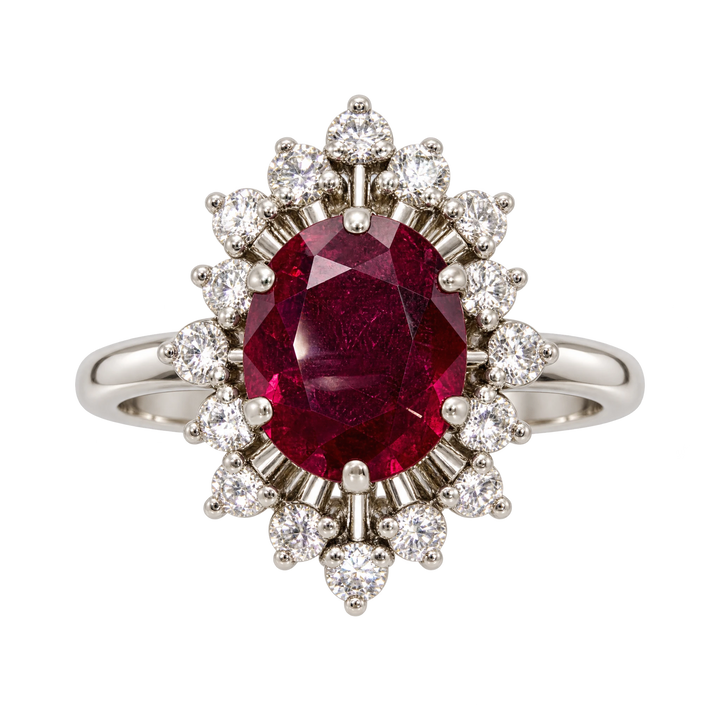Bague or et Rubis