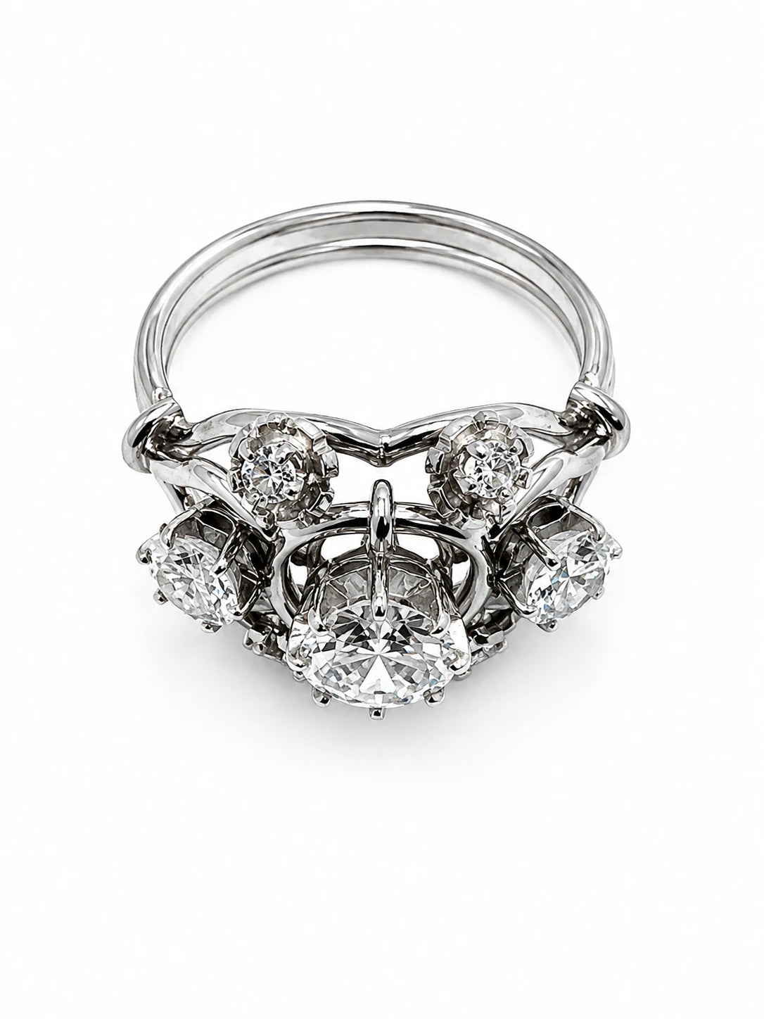 Bague Platine et Diamants