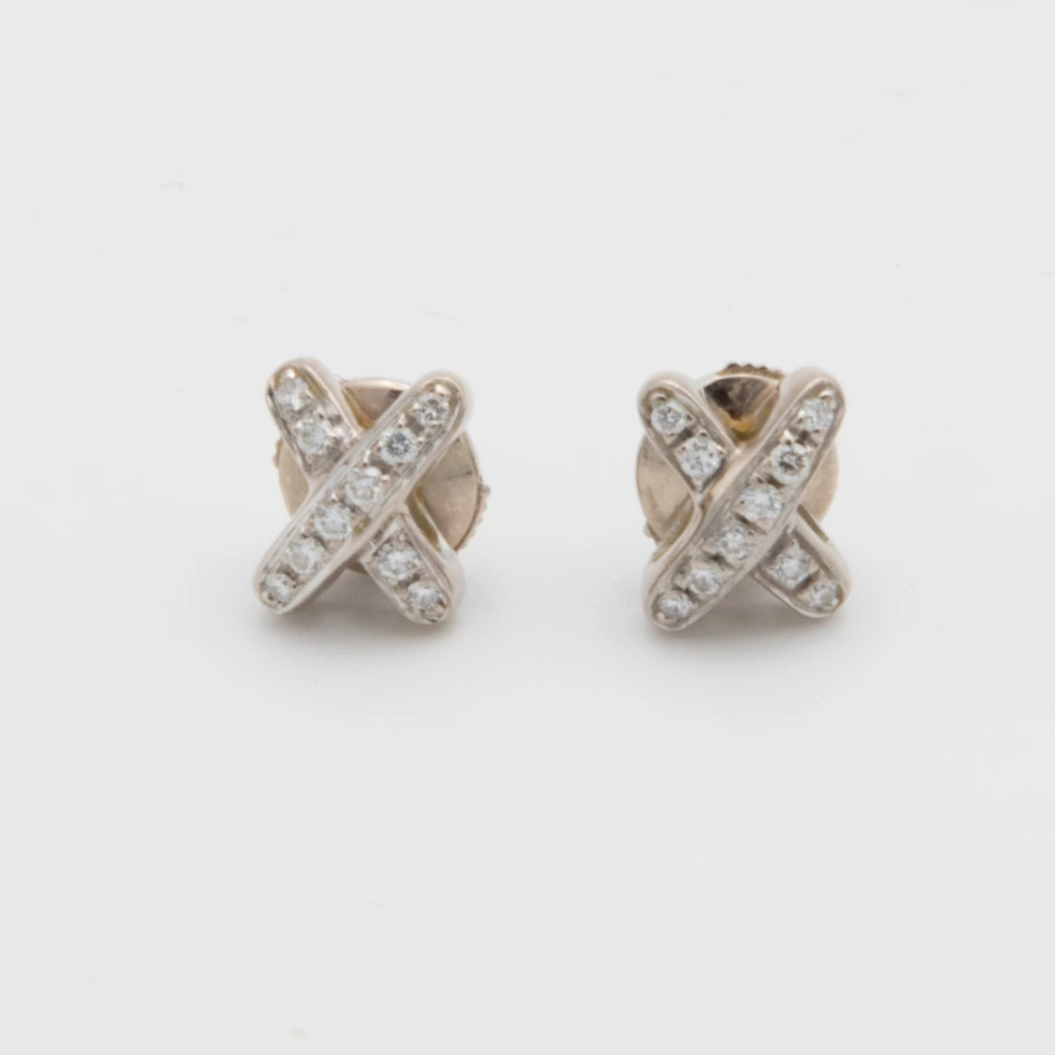 Chaumet Boucles d'oreilles Liens Or blanc et Diamants