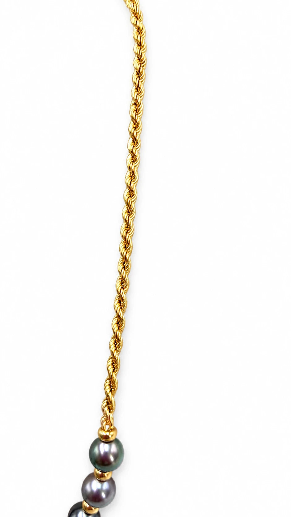 Collier or et Perle