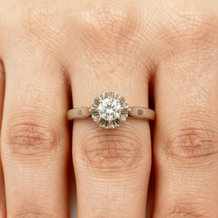 Bague Or blanc et Diamant