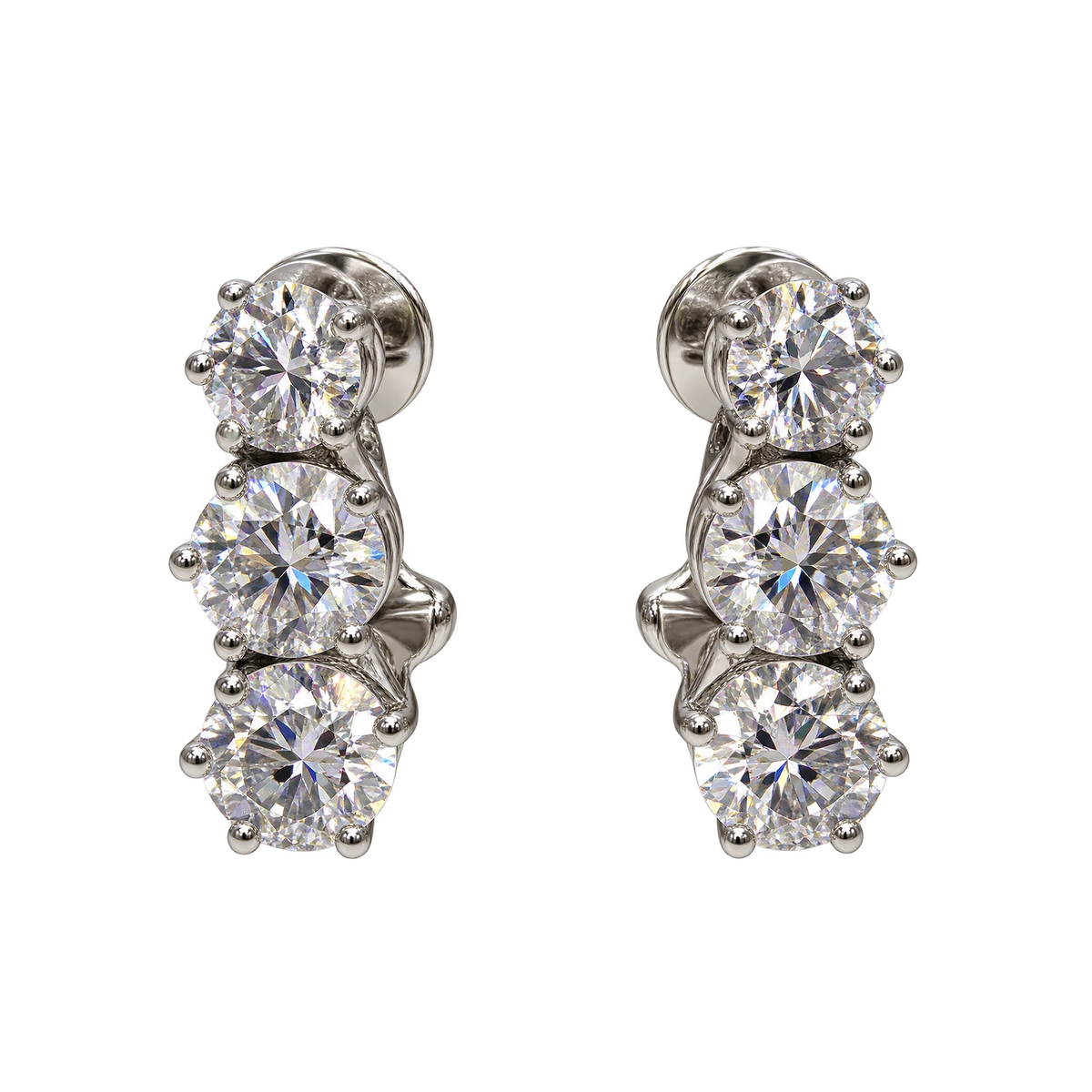Boucles d'oreilles or et Diamants