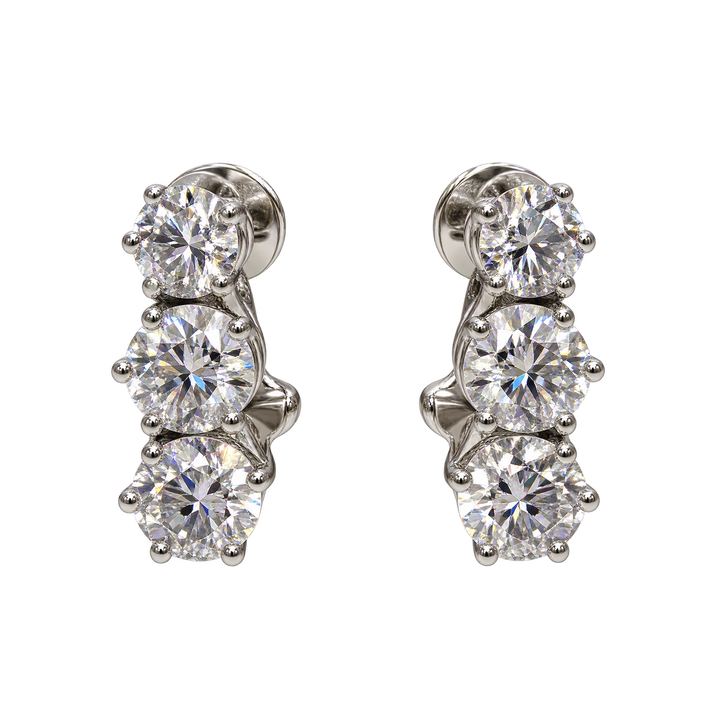 Boucles d'oreilles or et Diamants