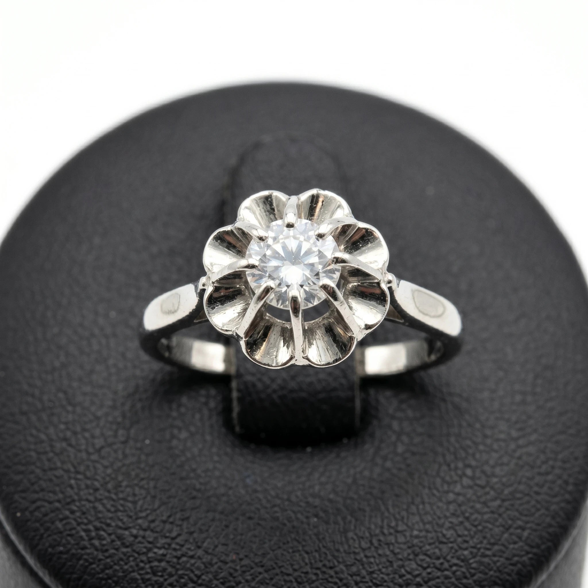 Bague Or gris et Diamant