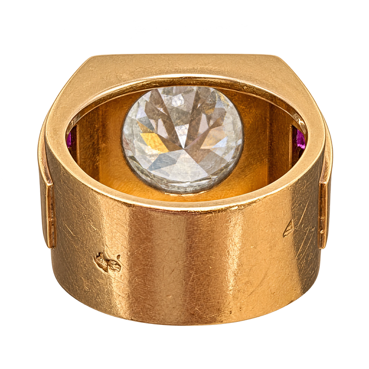 Bague or et Diamant