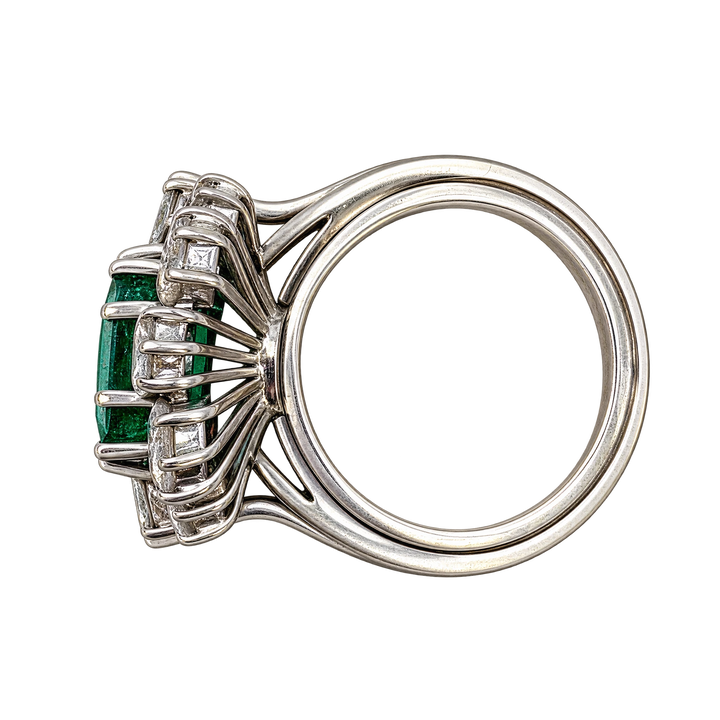 Bague or et Émeraude