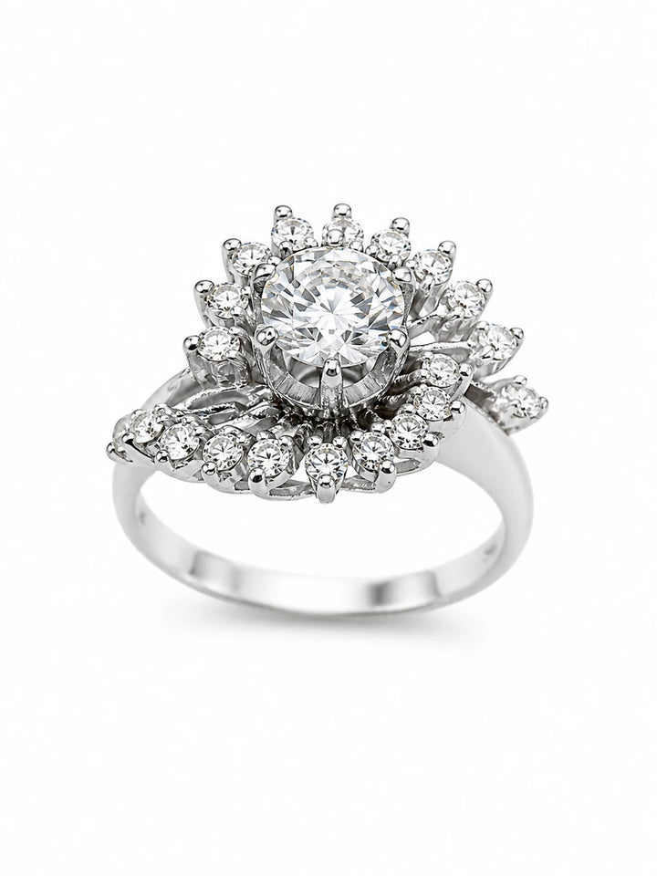 Bague Or blanc et Diamants