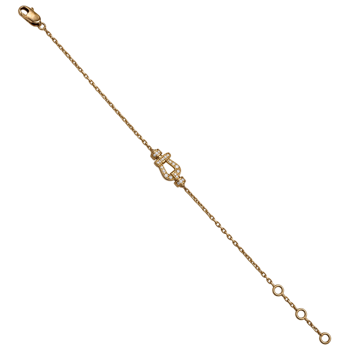 Fred Bracelet Force 10 or et Diamant pavage