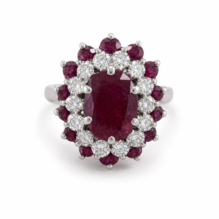 Bague or et Rubis