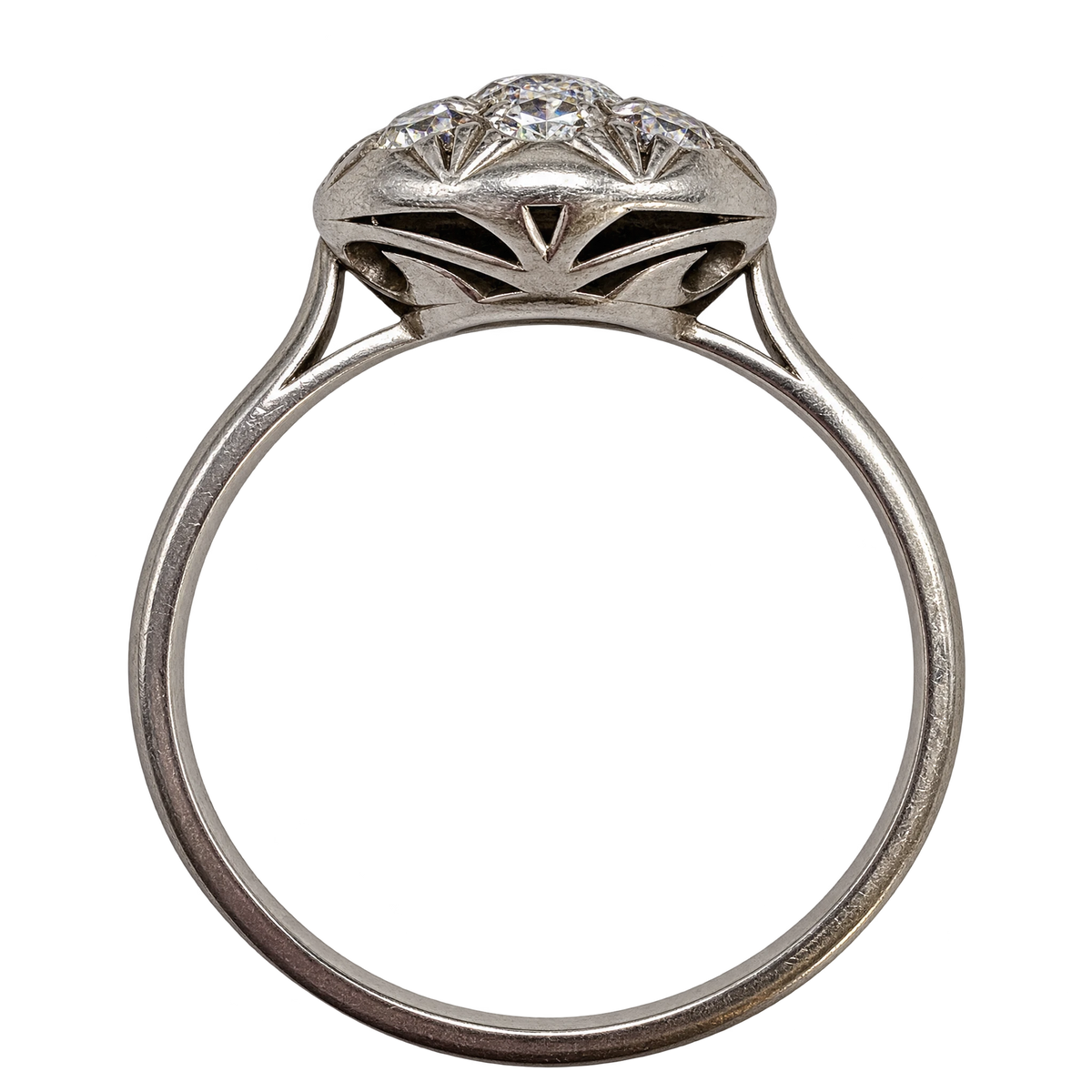 Bague platine et Diamant