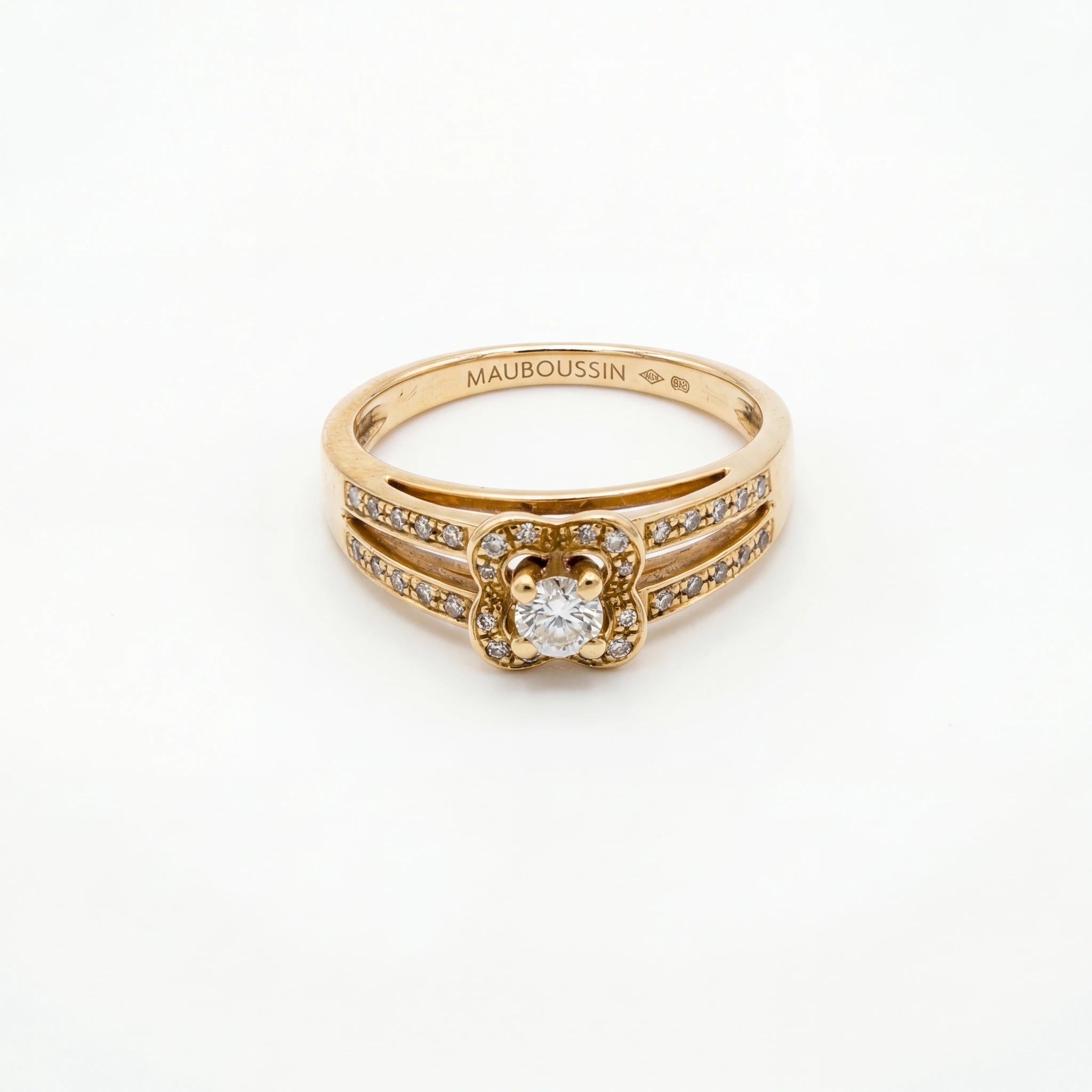 Mauboussin Bague Chance of love Or jaune et Diamant