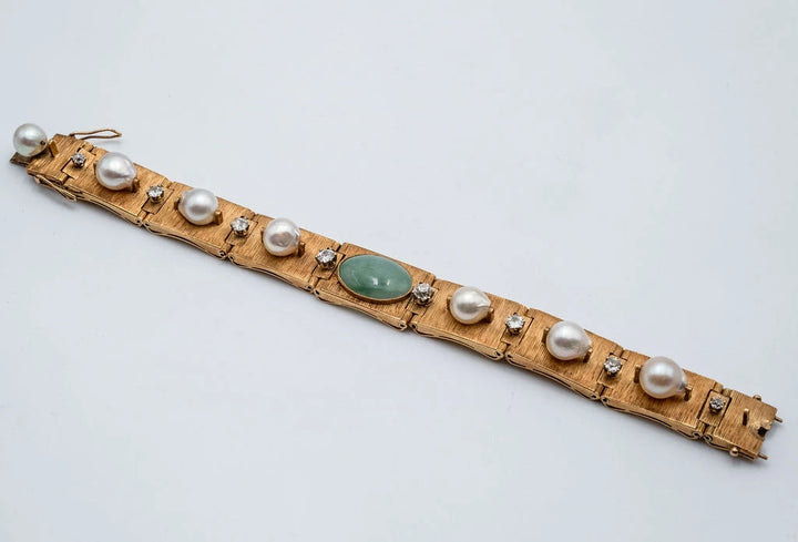 D. Gobbo Bracelet or et Perle