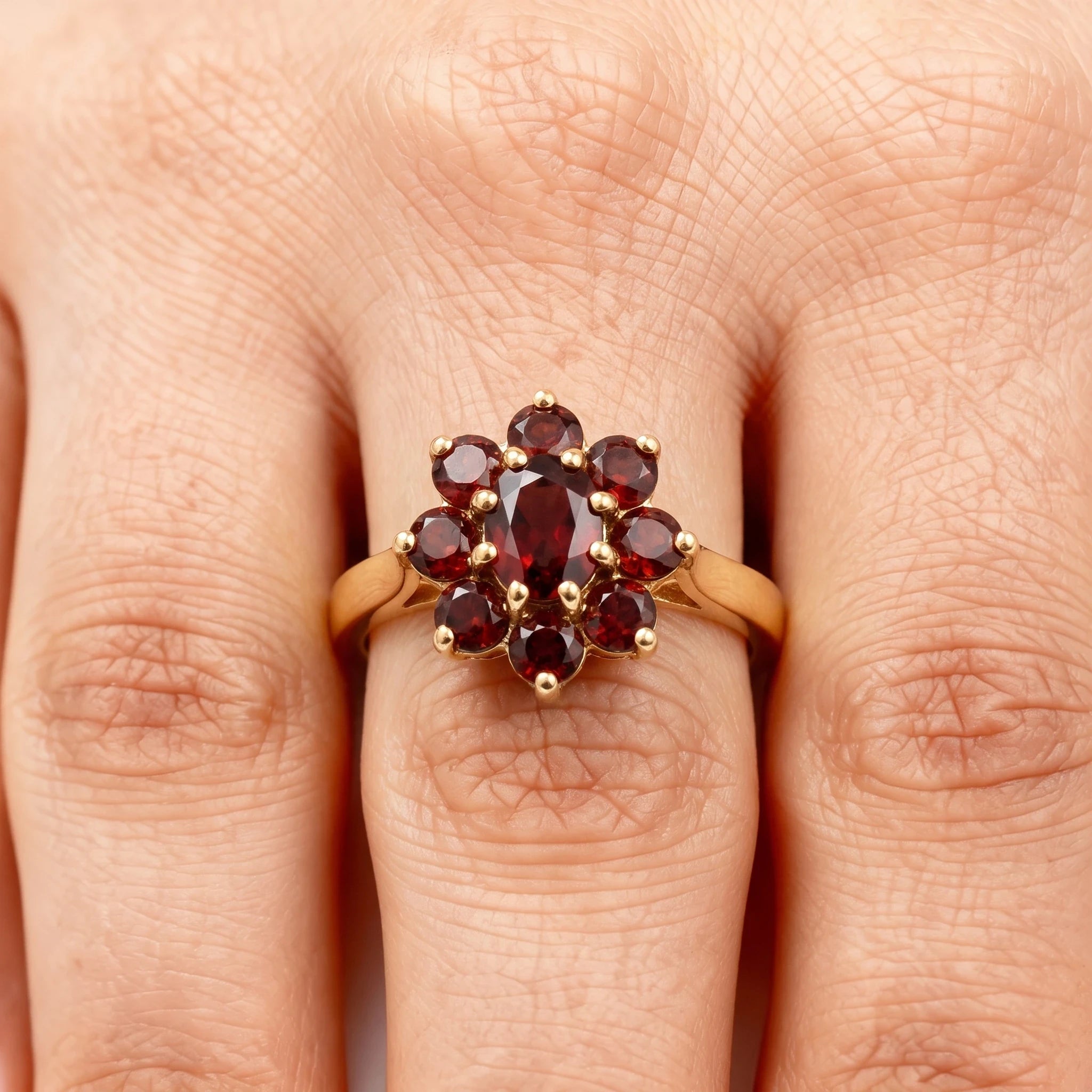 Bague or et Grenat
